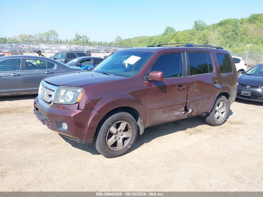 2011 Honda Pilot Ex-L VIN: 5FNYF4H62BB081038 Lot: 39443265