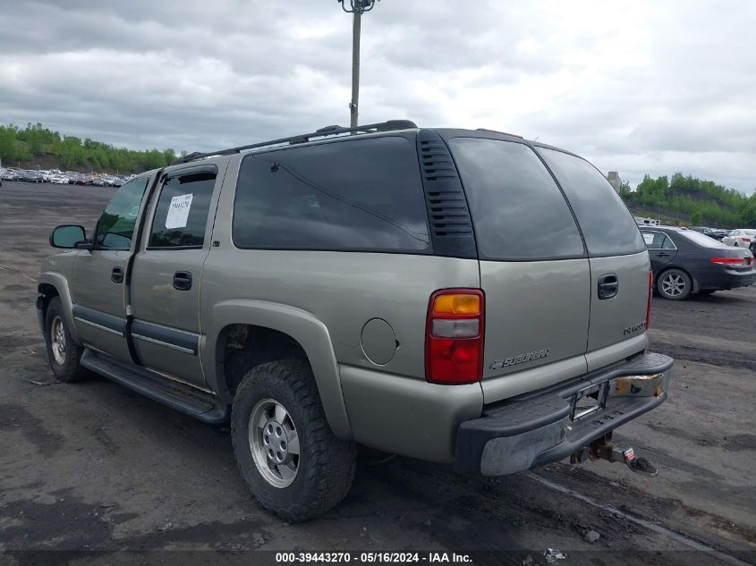 2002 Chevrolet Suburban 1500 Ls VIN: 3GNFK16Z22G248899 Lot: 39443270