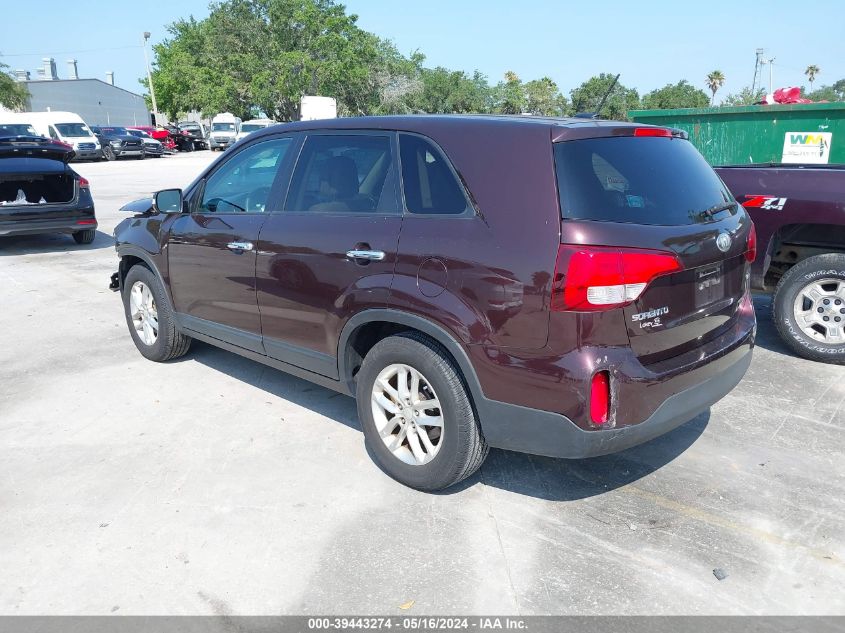 2014 KIA SORENTO LX - 5XYKT3A63EG428568