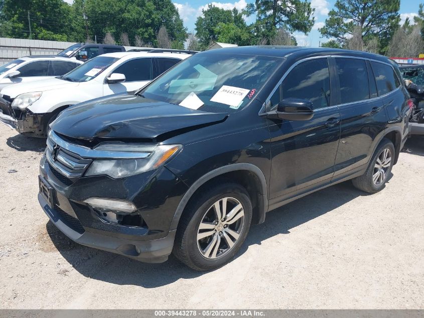 2016 Honda Pilot Ex-L VIN: 5FNYF6H53GB021960 Lot: 39443278