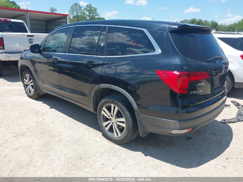 2016 Honda Pilot Ex-L VIN: 5FNYF6H53GB021960 Lot: 39443278