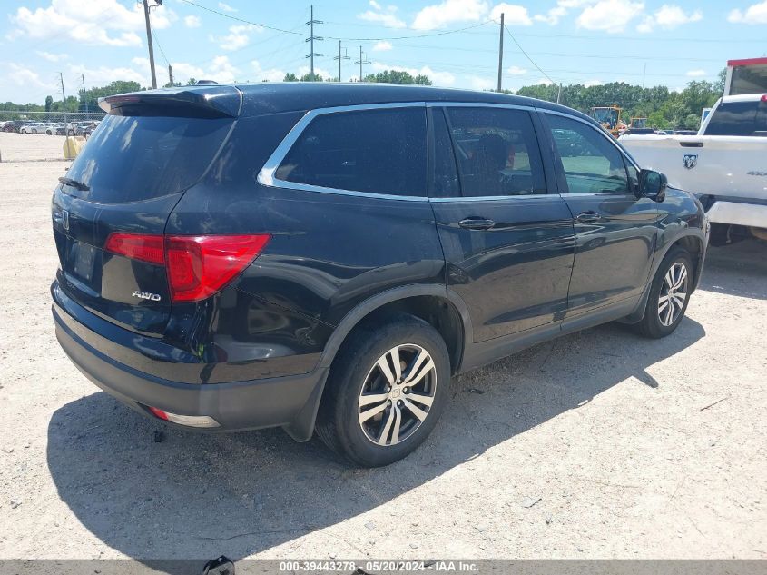 2016 Honda Pilot Ex-L VIN: 5FNYF6H53GB021960 Lot: 39443278