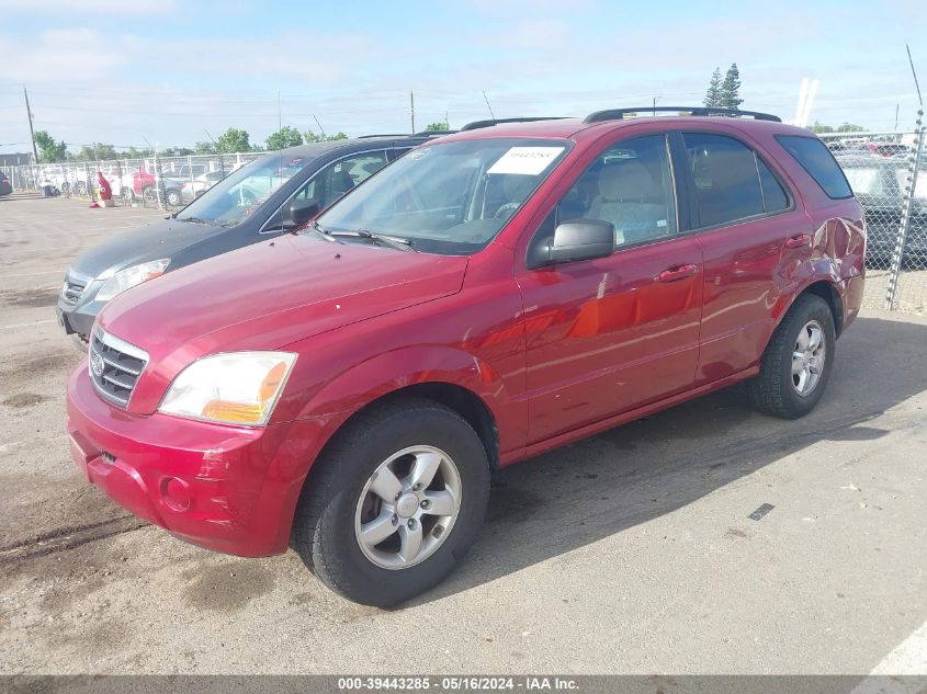 2008 Kia Sorento Lx VIN: KNDJC735085806639 Lot: 39443285