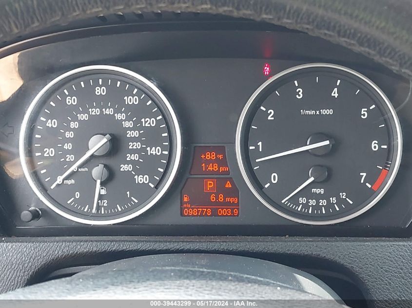 2007 BMW X5 4.8I VIN: 5UXFE83567LZ45480 Lot: 39443299