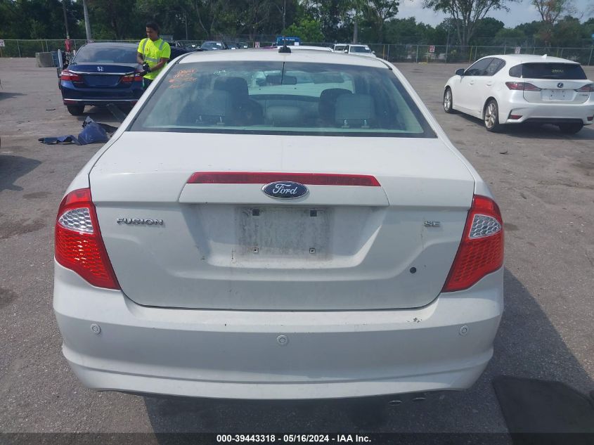 2012 Ford Fusion Se VIN: 3FAHP0HA6CR372724 Lot: 39443318