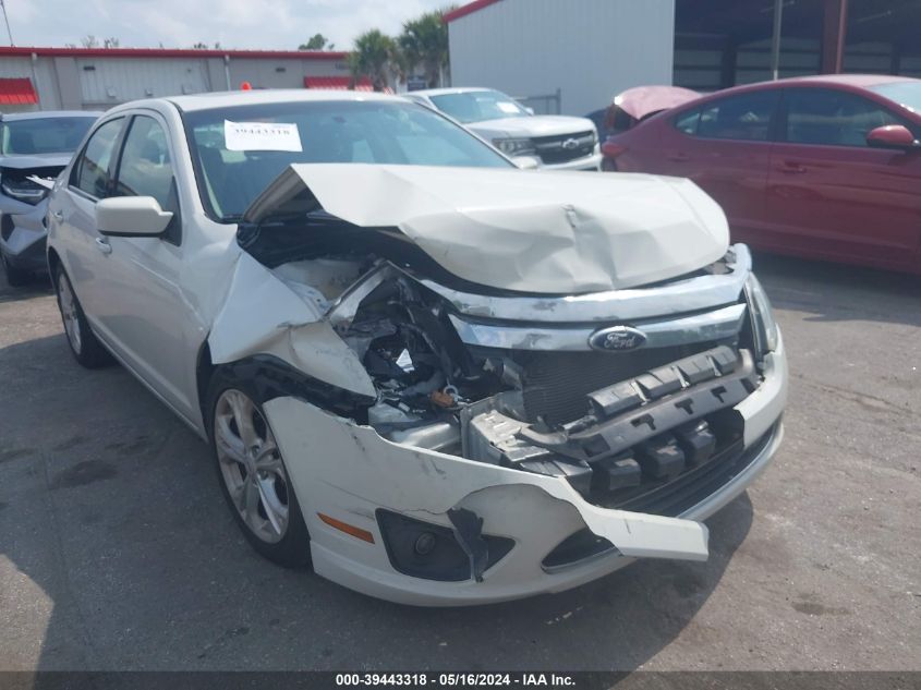 2012 Ford Fusion Se VIN: 3FAHP0HA6CR372724 Lot: 39443318