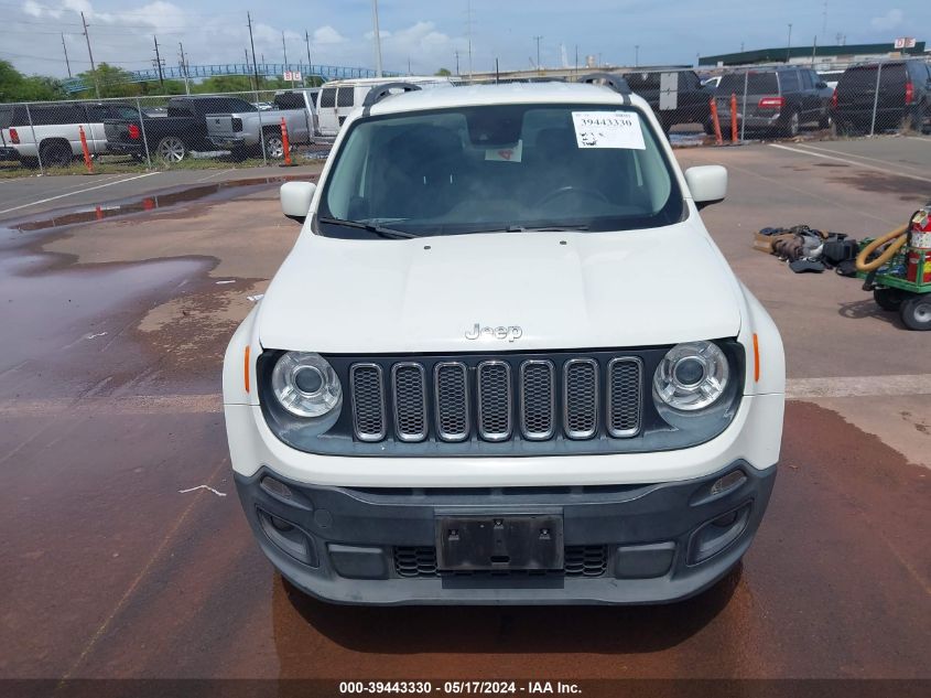 2017 Jeep Renegade Latitude Fwd VIN: ZACCJABB8HPF76598 Lot: 39443330