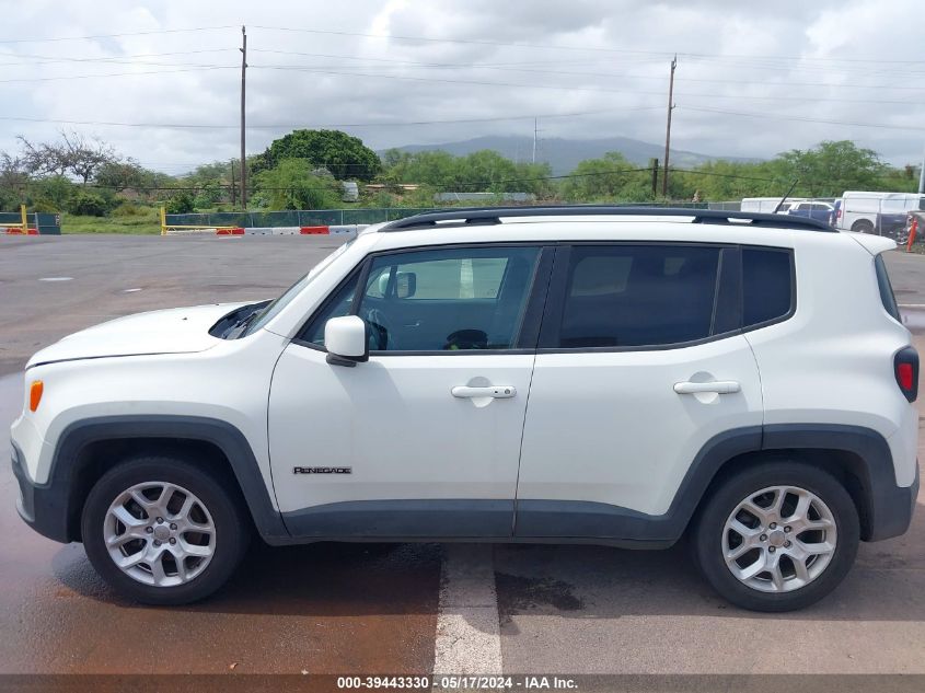 2017 Jeep Renegade Latitude Fwd VIN: ZACCJABB8HPF76598 Lot: 39443330