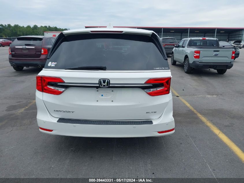 2023 Honda Odyssey Elite VIN: 5FNRL6H98PB068045 Lot: 39443331