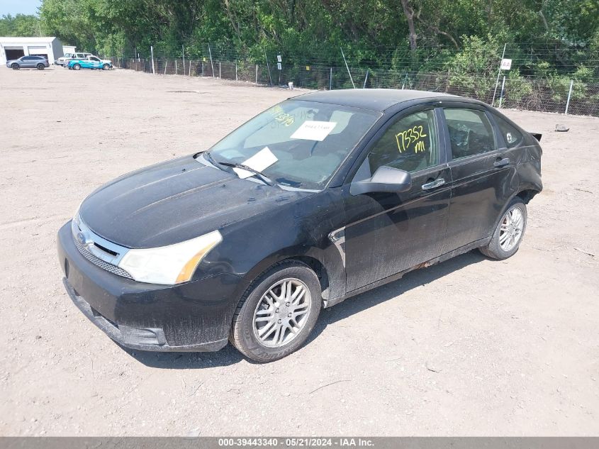 2008 Ford Focus Se/Ses VIN: 1FAHP35N38W136125 Lot: 39443340