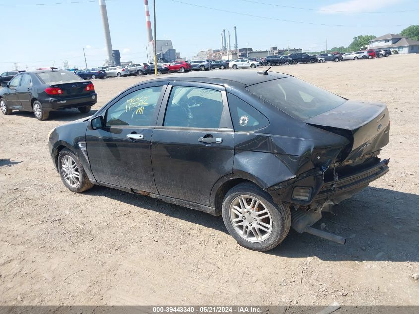 2008 Ford Focus Se/Ses VIN: 1FAHP35N38W136125 Lot: 39443340