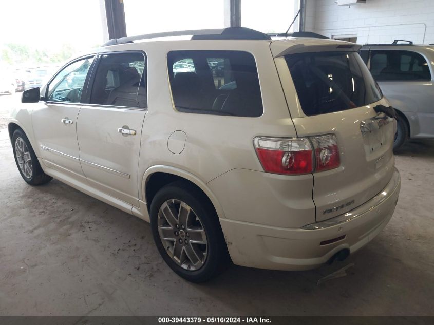 2012 GMC Acadia Denali VIN: 1GKKVTEDXCJ272405 Lot: 39443379