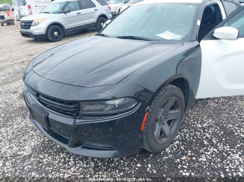 2016 Dodge Charger Police VIN: 2C3CDXAT9GH286301 Lot: 39443409