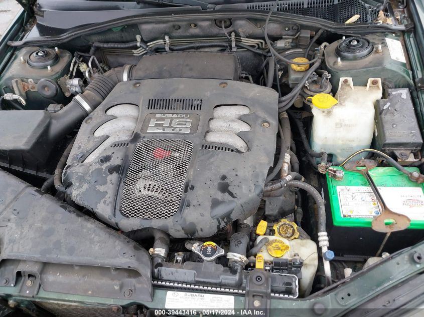 2002 Subaru Outback H6-3.0/H6-3.0 Vdc VIN: 4S3BE896227206091 Lot: 39443416