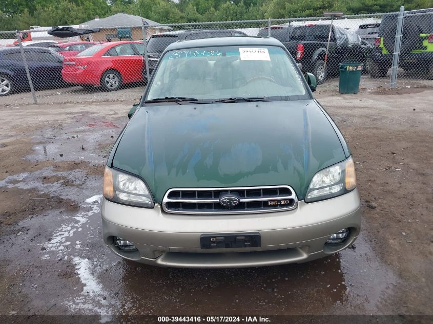 2002 Subaru Outback H6-3.0/H6-3.0 Vdc VIN: 4S3BE896227206091 Lot: 39443416