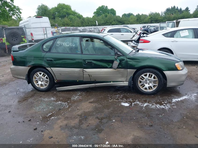 2002 Subaru Outback H6-3.0/H6-3.0 Vdc VIN: 4S3BE896227206091 Lot: 39443416