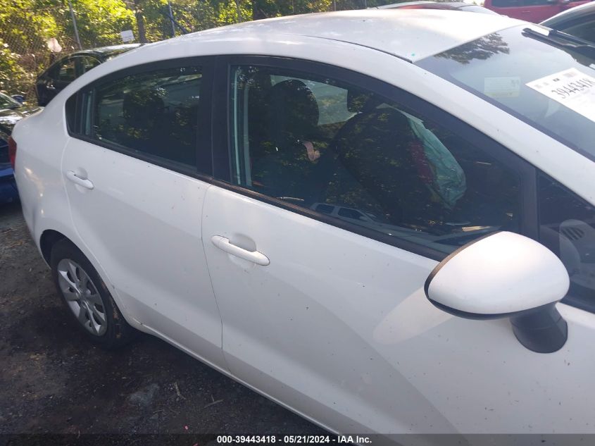 2013 Kia Rio Lx VIN: KNADM4A30D6256175 Lot: 39443418