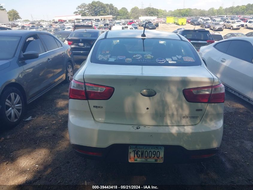 2013 Kia Rio Lx VIN: KNADM4A30D6256175 Lot: 39443418