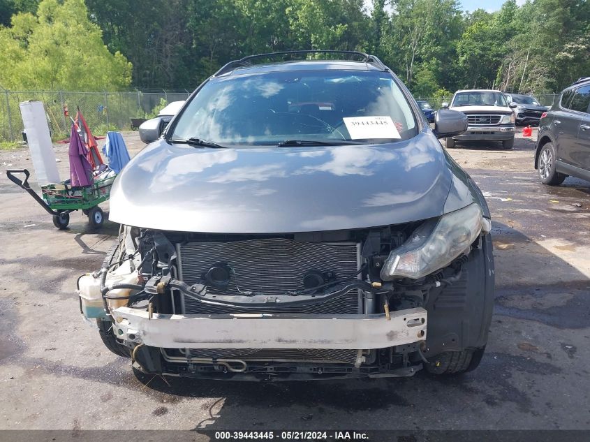 2014 Nissan Murano Sl VIN: JN8AZ1MU2EW401541 Lot: 39443445