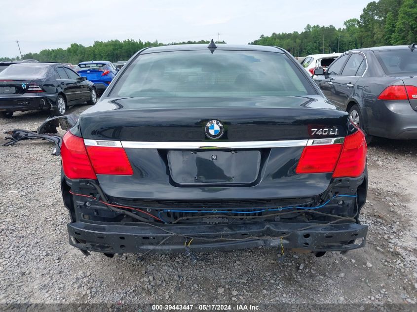 2011 BMW 740Li VIN: WBAKB4C52BC574390 Lot: 39443447