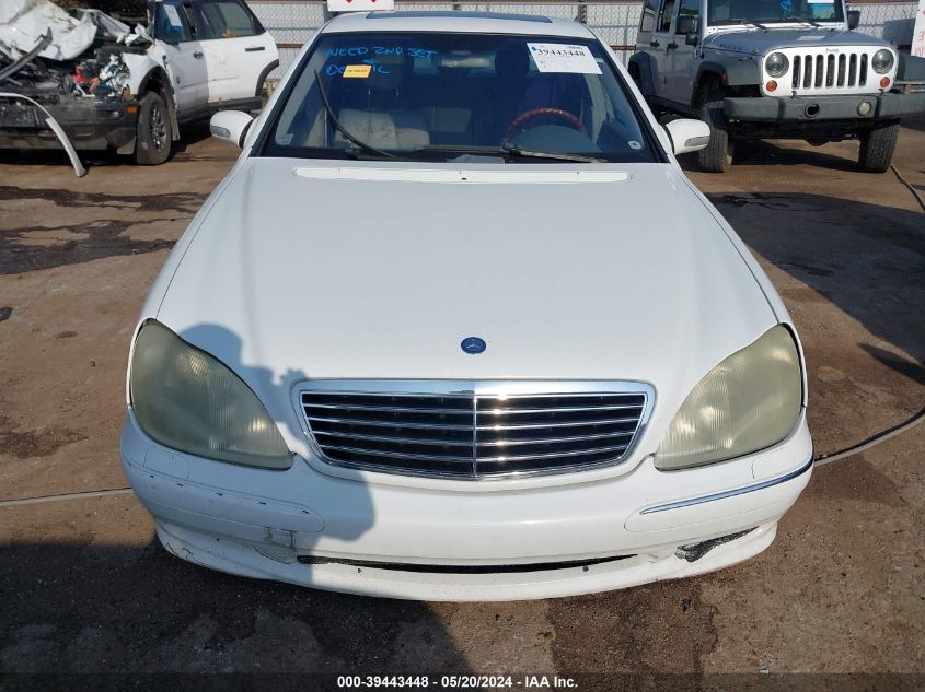 2001 Mercedes-Benz S 500 VIN: WDBNG75J11A158384 Lot: 39443448