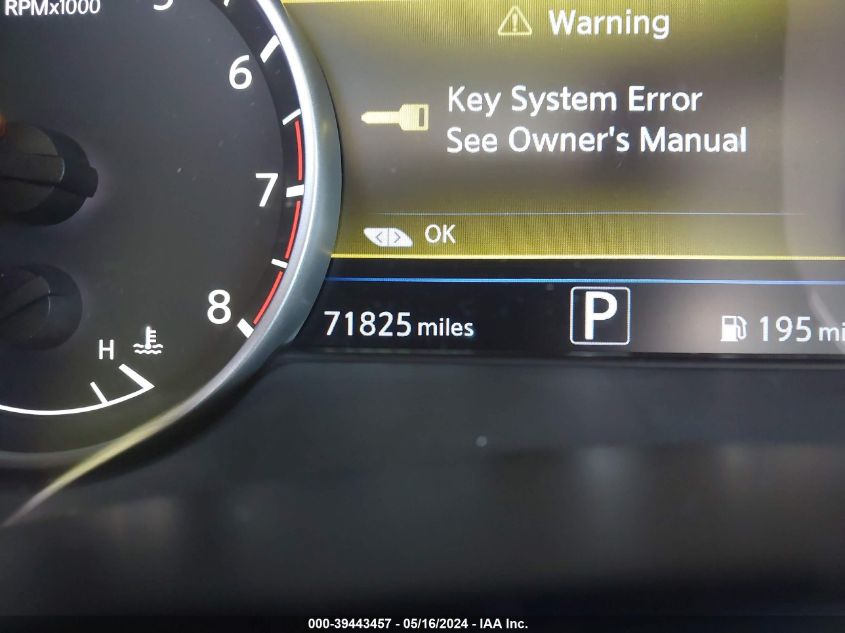 2016 Nissan Murano Platinum VIN: 5N1AZ2MH1GN165389 Lot: 39443457