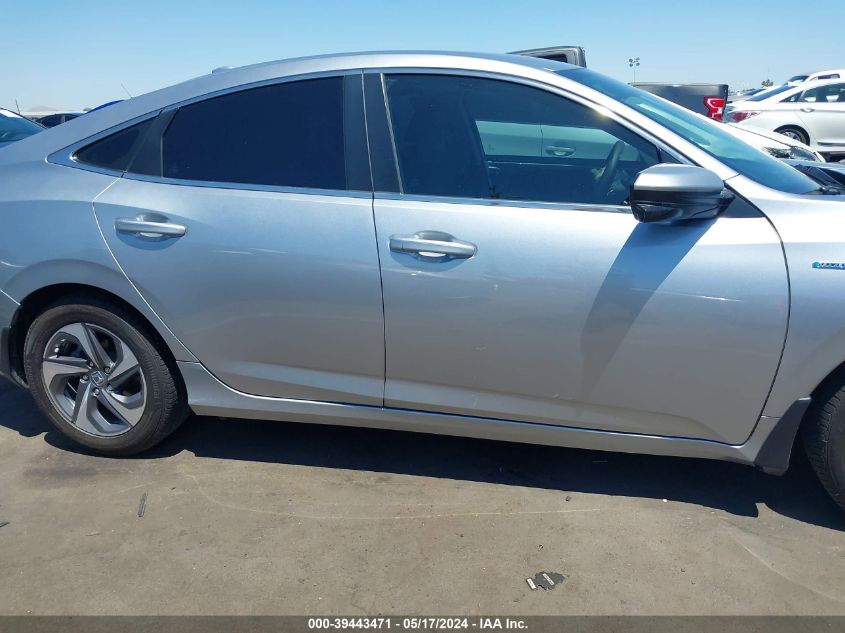 2019 Honda Insight Ex VIN: 19XZE4F54KE025996 Lot: 39443471