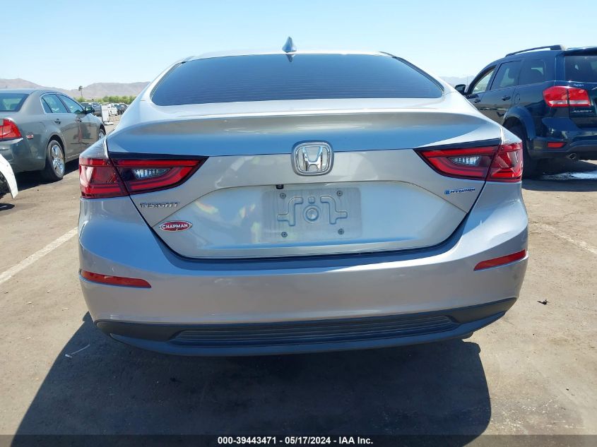 2019 Honda Insight Ex VIN: 19XZE4F54KE025996 Lot: 39443471