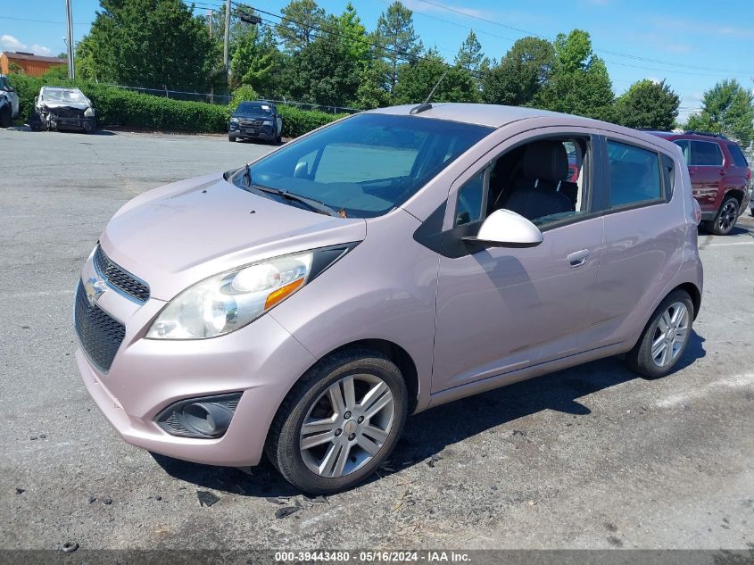 2013 Chevrolet Spark 1Lt VIN: KL8CD6S9XDC584257 Lot: 39443480