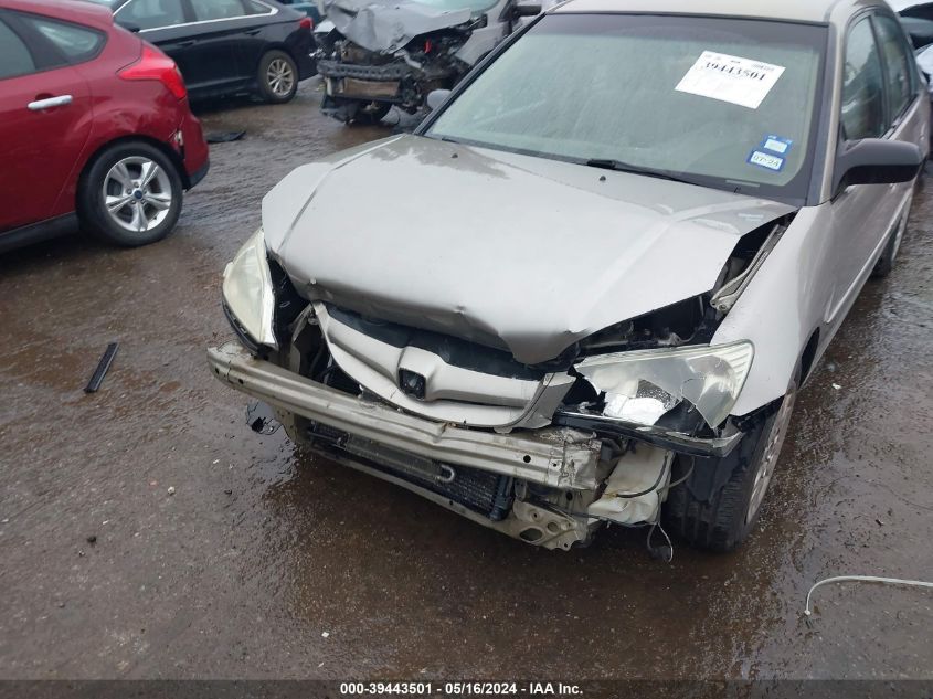 2004 Honda Civic Lx VIN: 2HGES16554H517077 Lot: 39443501