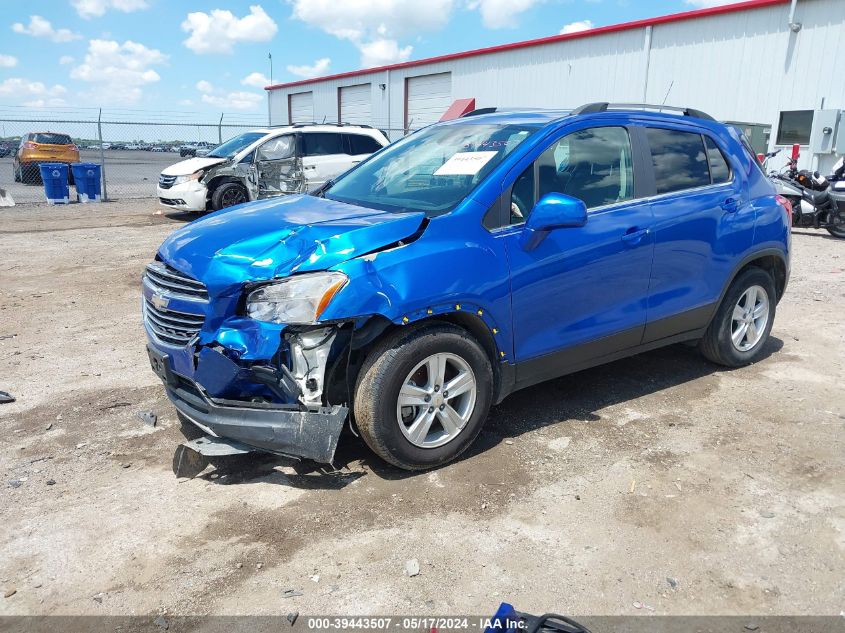 2016 Chevrolet Trax Lt VIN: KL7CJLSB1GB534517 Lot: 39443507