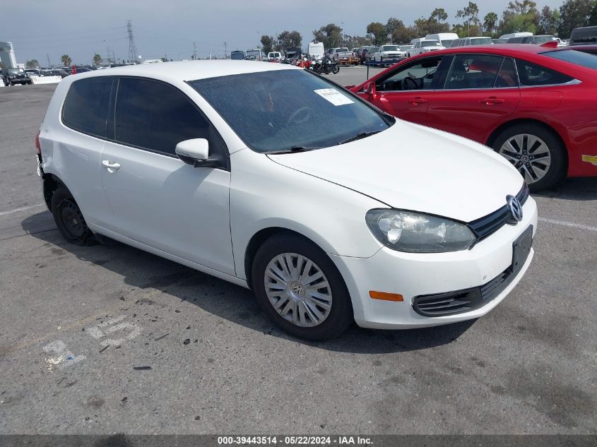 2013 Volkswagen Golf 2.5L 2-Door VIN: WVWBB7AJ9DW092392 Lot: 39443514