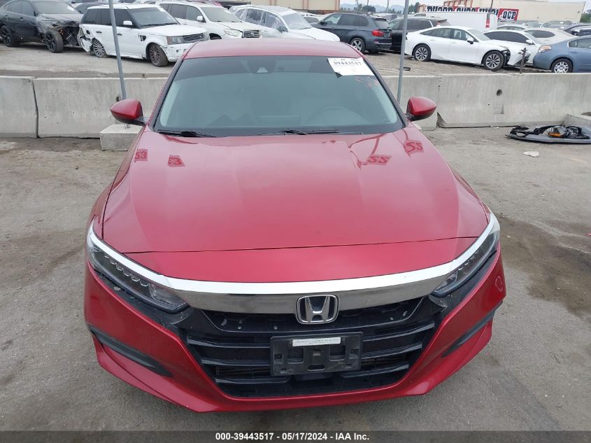 2018 Honda Accord Lx VIN: 1HGCV1F19JA015758 Lot: 39443517