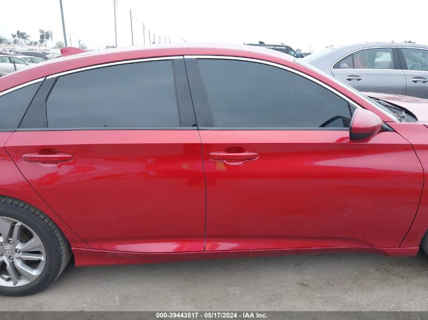 2018 Honda Accord Lx VIN: 1HGCV1F19JA015758 Lot: 39443517