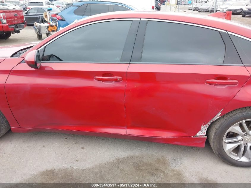 2018 Honda Accord Lx VIN: 1HGCV1F19JA015758 Lot: 39443517