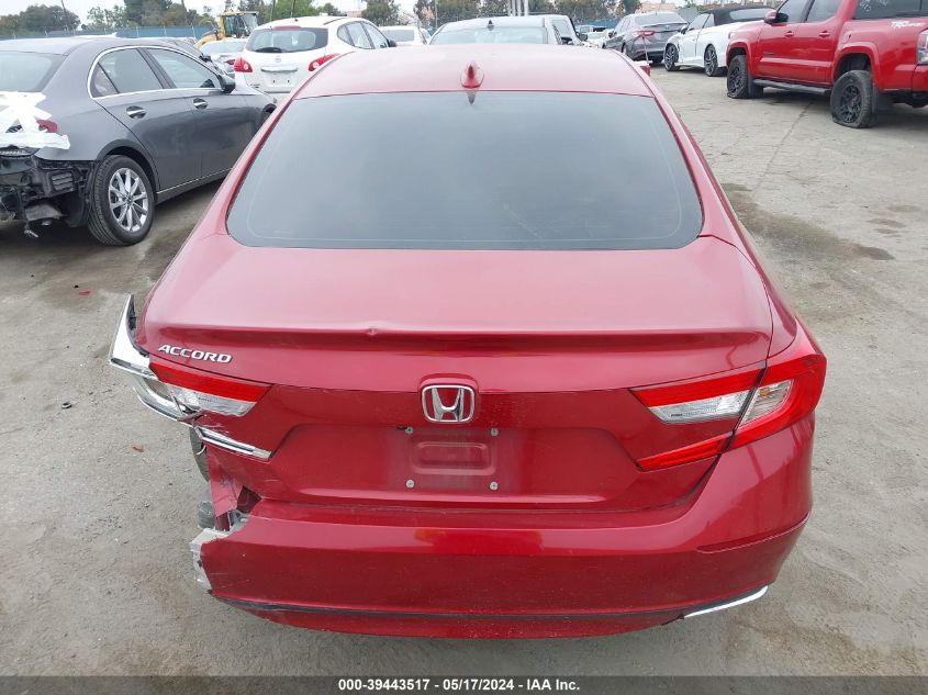 2018 Honda Accord Lx VIN: 1HGCV1F19JA015758 Lot: 39443517