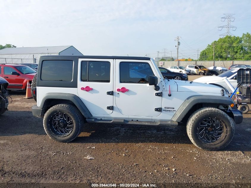 2013 Jeep Wrangler Unlimited Sport VIN: 1C4HJWDG1DL636909 Lot: 39443546