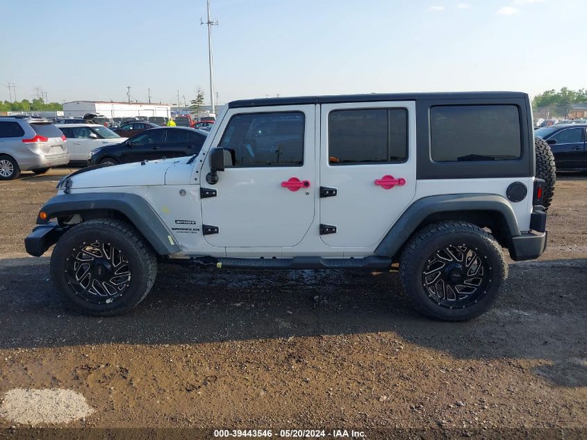 2013 Jeep Wrangler Unlimited Sport VIN: 1C4HJWDG1DL636909 Lot: 39443546