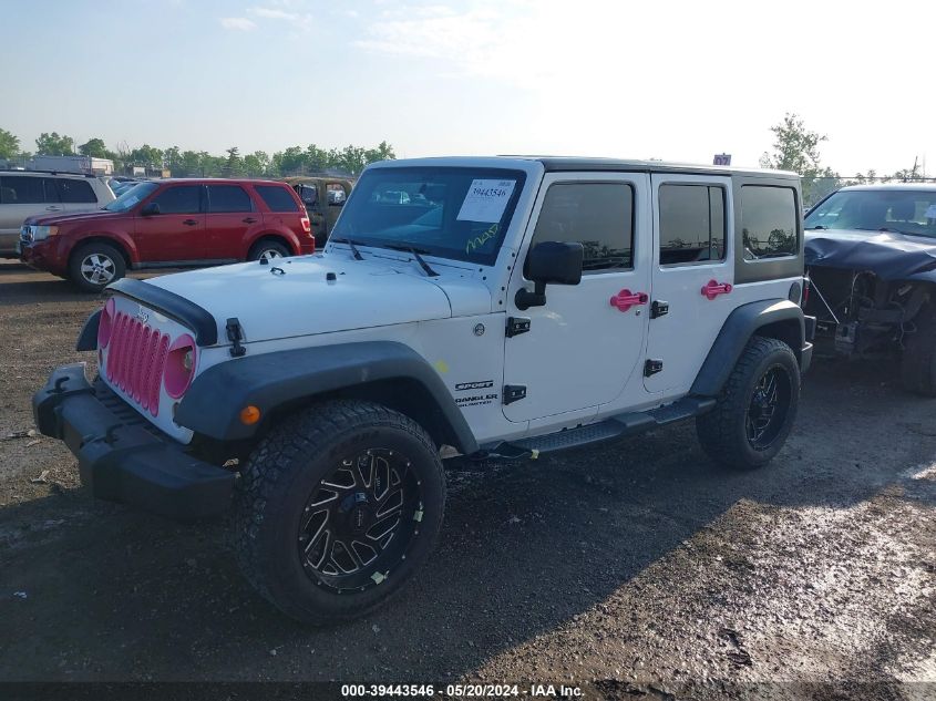 2013 Jeep Wrangler Unlimited Sport VIN: 1C4HJWDG1DL636909 Lot: 39443546