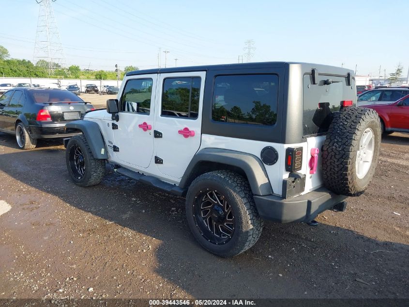 2013 Jeep Wrangler Unlimited Sport VIN: 1C4HJWDG1DL636909 Lot: 39443546