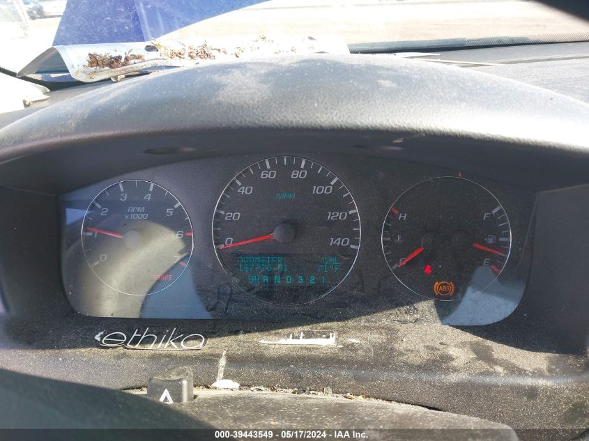 2006 Chevrolet Impala Ltz VIN: 2G1WU581069177776 Lot: 39443549