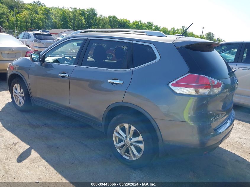 2016 Nissan Rogue Sv VIN: JN8AT2MV8GW132612 Lot: 39443566