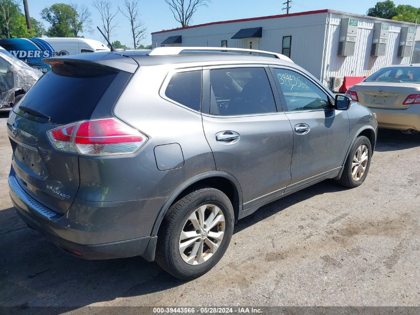 2016 Nissan Rogue Sv VIN: JN8AT2MV8GW132612 Lot: 39443566