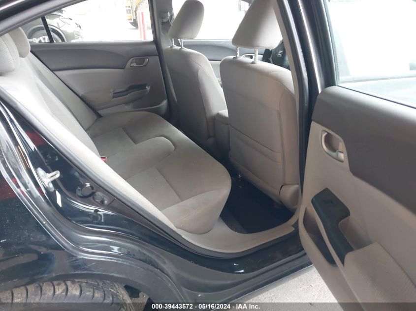 2012 Honda Civic Lx VIN: 19XFB2F59CE037854 Lot: 39443572