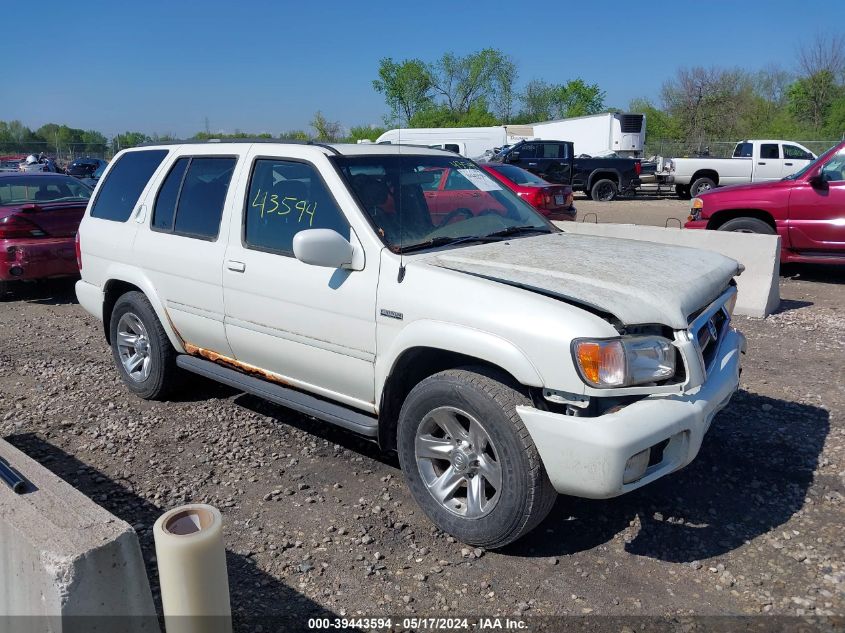 2004 Nissan Pathfinder Le/Se VIN: JN8DR09Y84W921843 Lot: 39443594