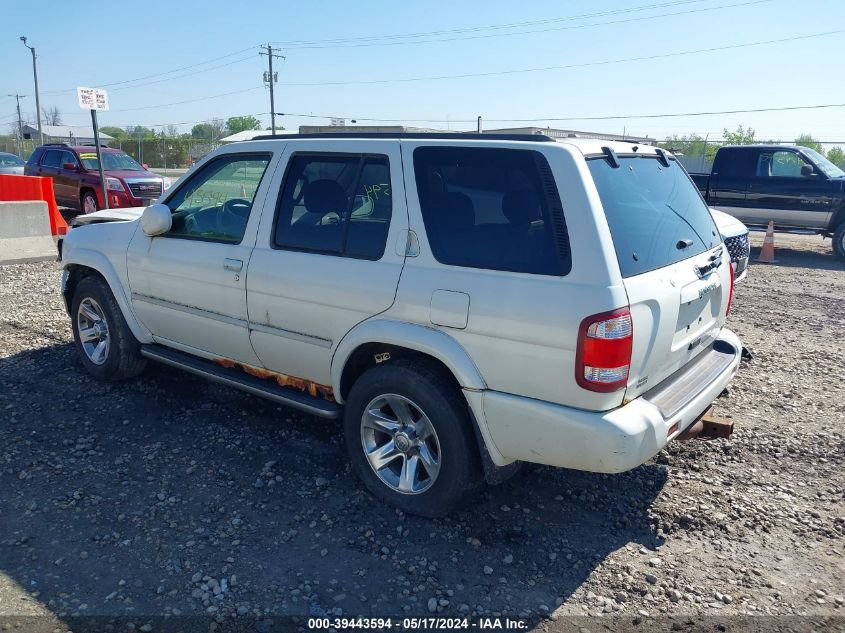 2004 Nissan Pathfinder Le/Se VIN: JN8DR09Y84W921843 Lot: 39443594