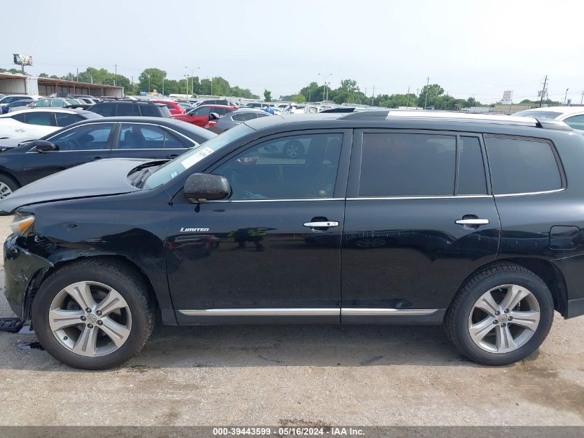 2013 TOYOTA HIGHLANDER LIMITED - 5TDYK3EH9DS134778