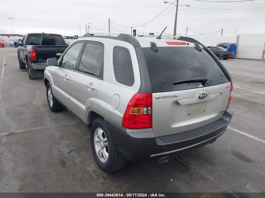 2006 Kia Sportage Ex V6/Lx V6 VIN: KNDJF723667293213 Lot: 39443614