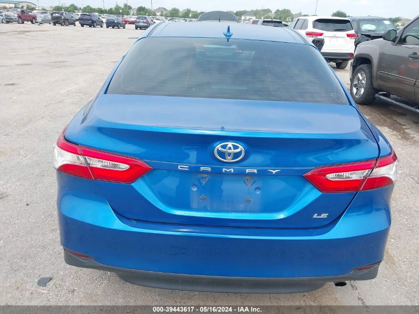 2020 Toyota Camry Le VIN: 4T1C11AKXLU394227 Lot: 39443617