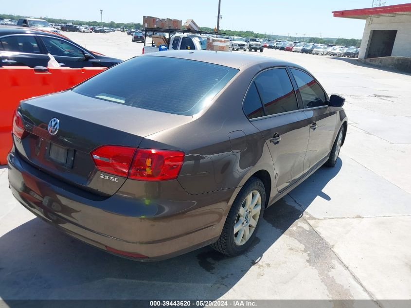 2012 Volkswagen Jetta 2.5L Se VIN: 3VWBX7AJ3CM013120 Lot: 39443620